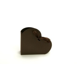 conditionnement carton : boites à dragées « vitamine - cœur  » chocolat    (les 10)