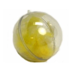 conditionnement plastique :  boules transparentes 5cm  (les 25)
