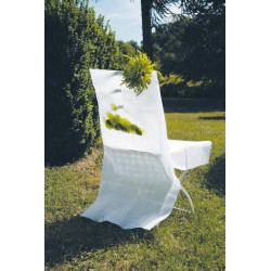 nappage : housses de chaise blanches les 10