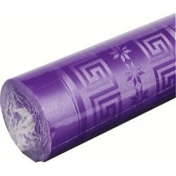 nappe damassée 1,2 x 6m violet