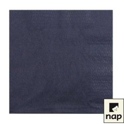 100 serviettes ouate 38 x 38 cm noire (sl151)