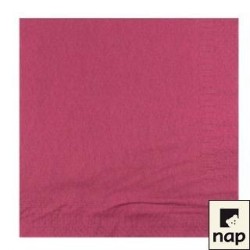 serviettes ouate 39 x 39 cm violet (aubergine) ou lie de vin (les 100)