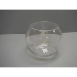 bocal en verre 15cm x 11,5cm