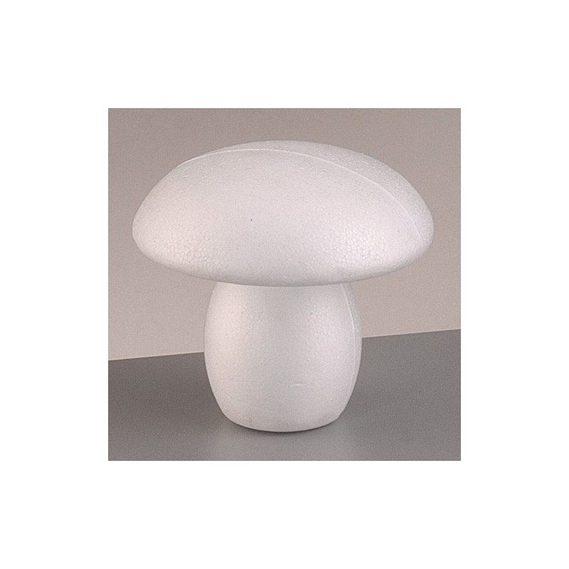 champignon polystyrène 13cm