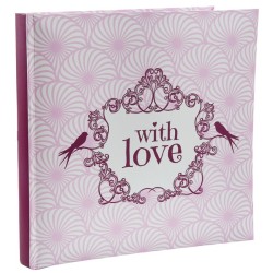 livre d'or "with love" rose