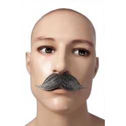 Moustache charlot noire