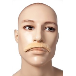 Moustache années 60 marron