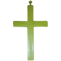 Croix de moine - plastique - or - 23 cm