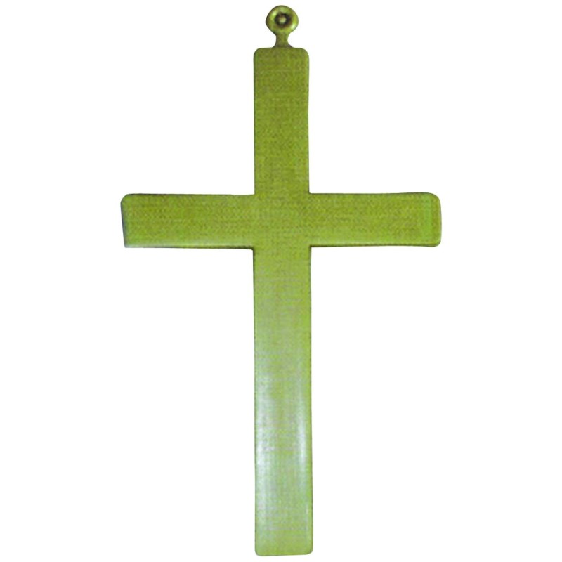 Croix de moine - plastique - or - 23 cm