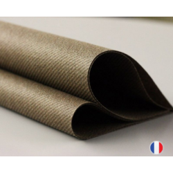 25 serviettes imitation tissu 40x40cm chocolat