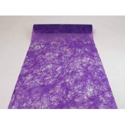 chemin de table 10mx30cm violet