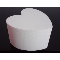 colonne cœur 15 cm x 10 cm (Réhausse en polystyrène)