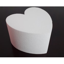colonne cœur 15 cm x 10 cm (Réhausse en polystyrène)