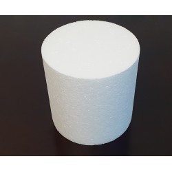 réhausse polystyrène : socle rond 100x100x100 mm