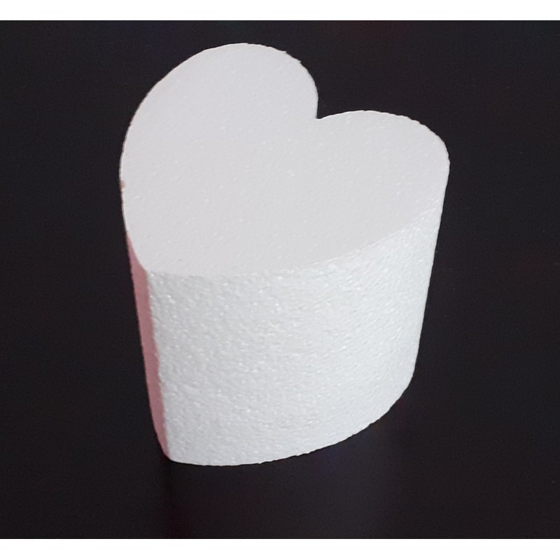 Réhausse polystyrène : socle cœur 100x100x100 mm