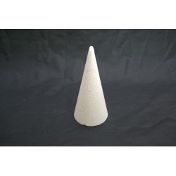 polystyrène : cône 20 x 9 cm